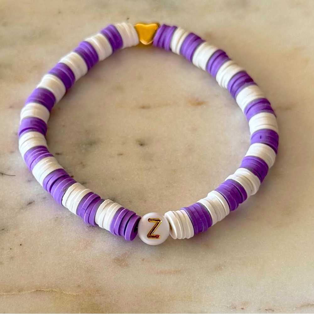 Custom Alphabet Stretch Bracelet